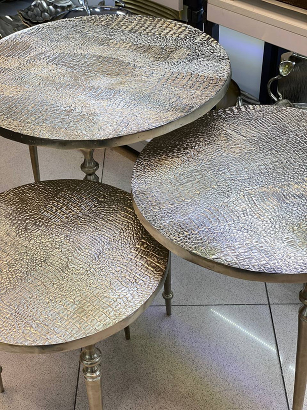 میزعسلی فلزی رنگ ثابت مدل پوست ماری