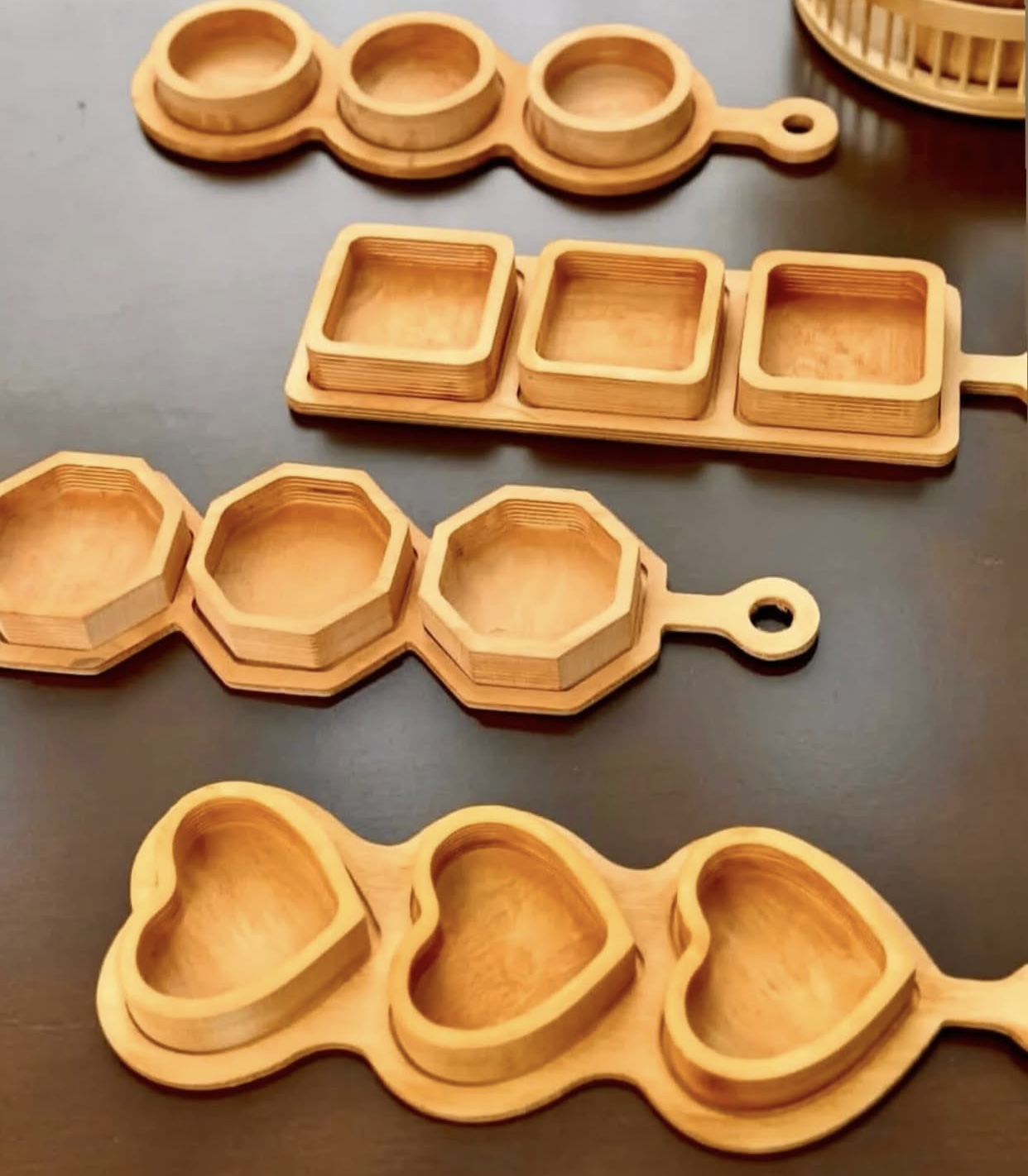 اردوخوری راکتی چوبی ۴ مدل
